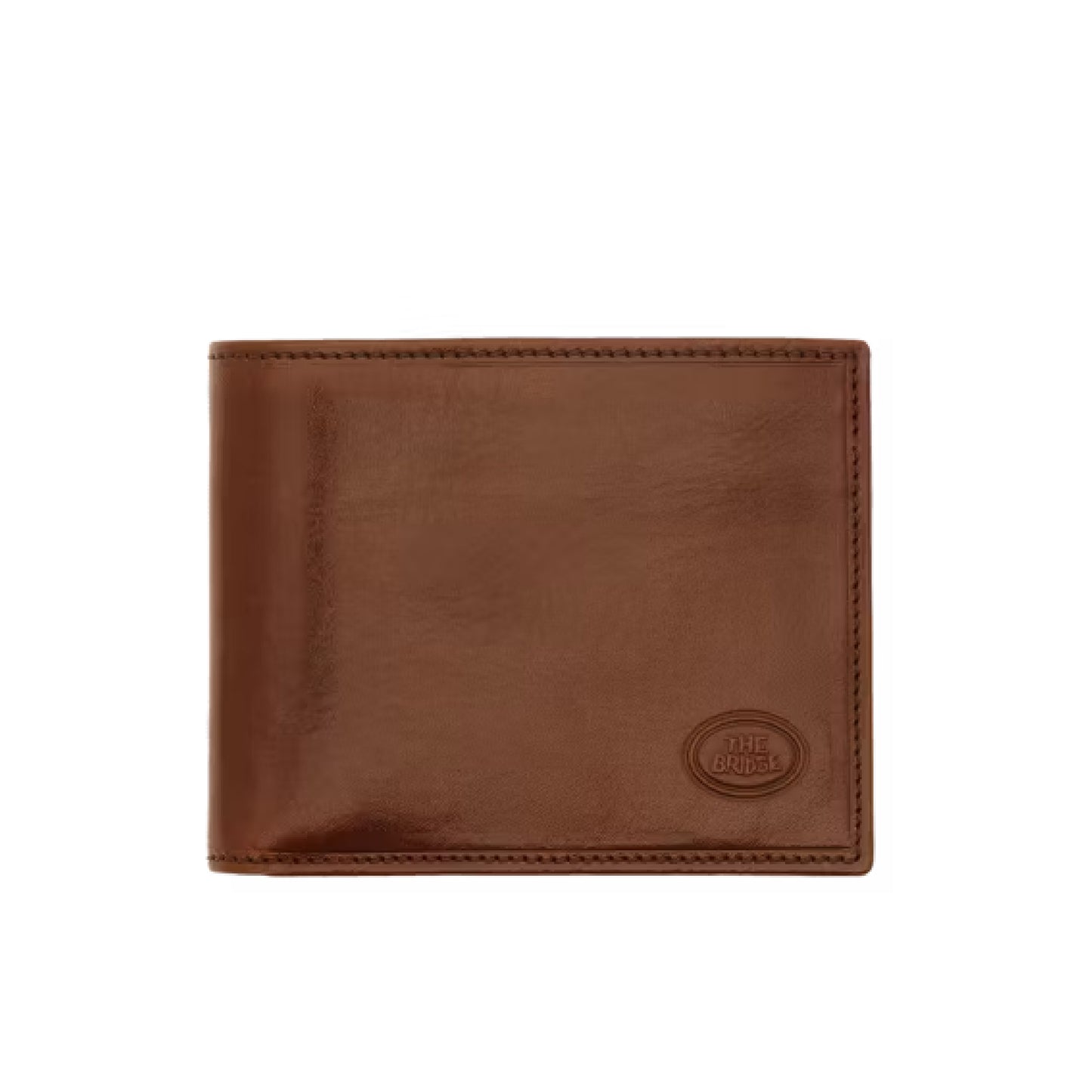 Portafoglio The Bridge Story con zip Marrone