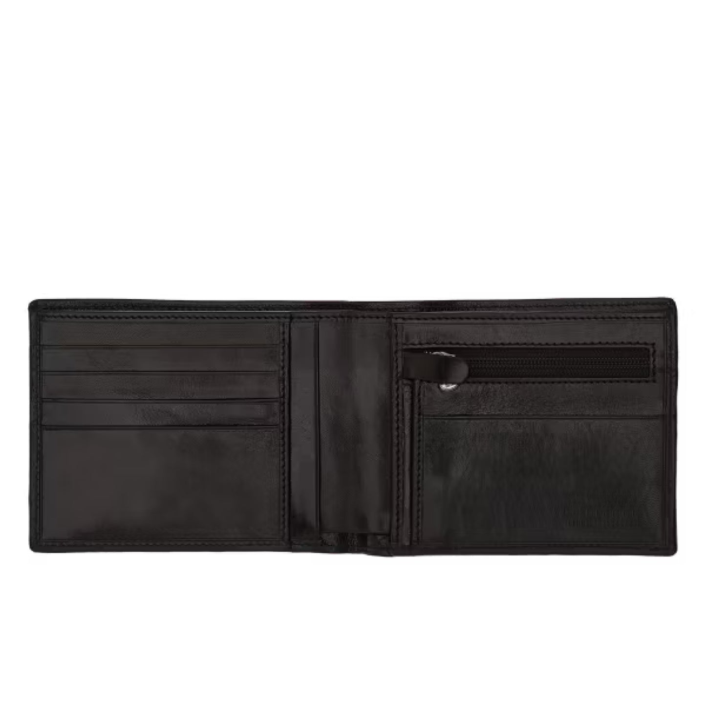 Portafoglio The Bridge Story con zip Nero