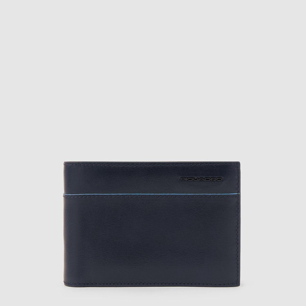 Portafoglio Piquadro B2 Revamp con ribaltina Blu