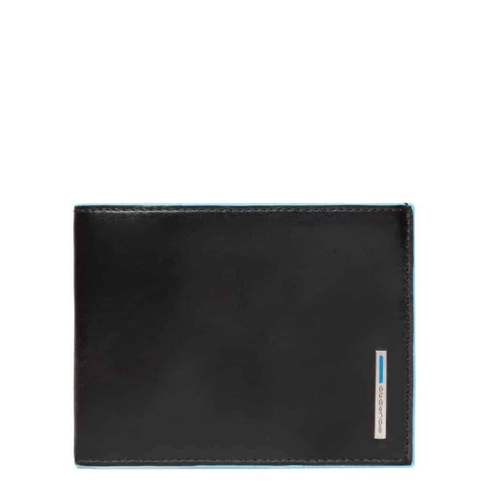 Portafoglio Piquadro B2 con Portamonete grande Nero