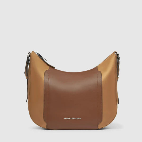 Borsa a tracolla Piquadro Cuoio