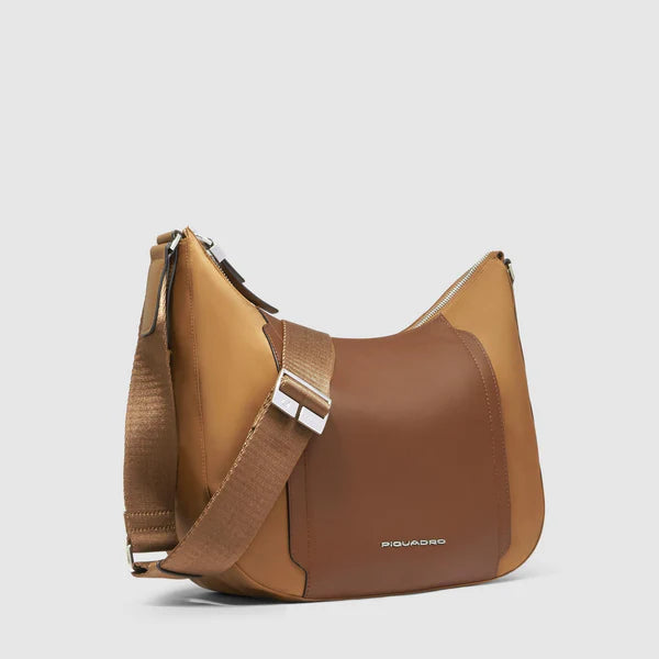 Borsa a tracolla Piquadro Cuoio