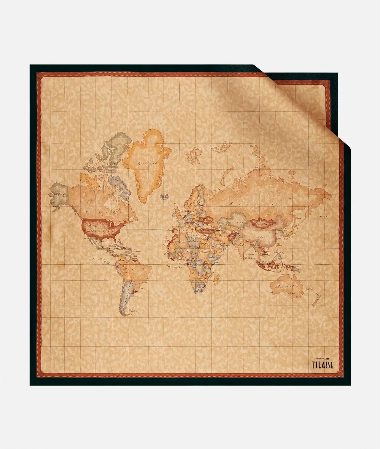 Foulard Prima Classe Geo Classic Nero 90x90