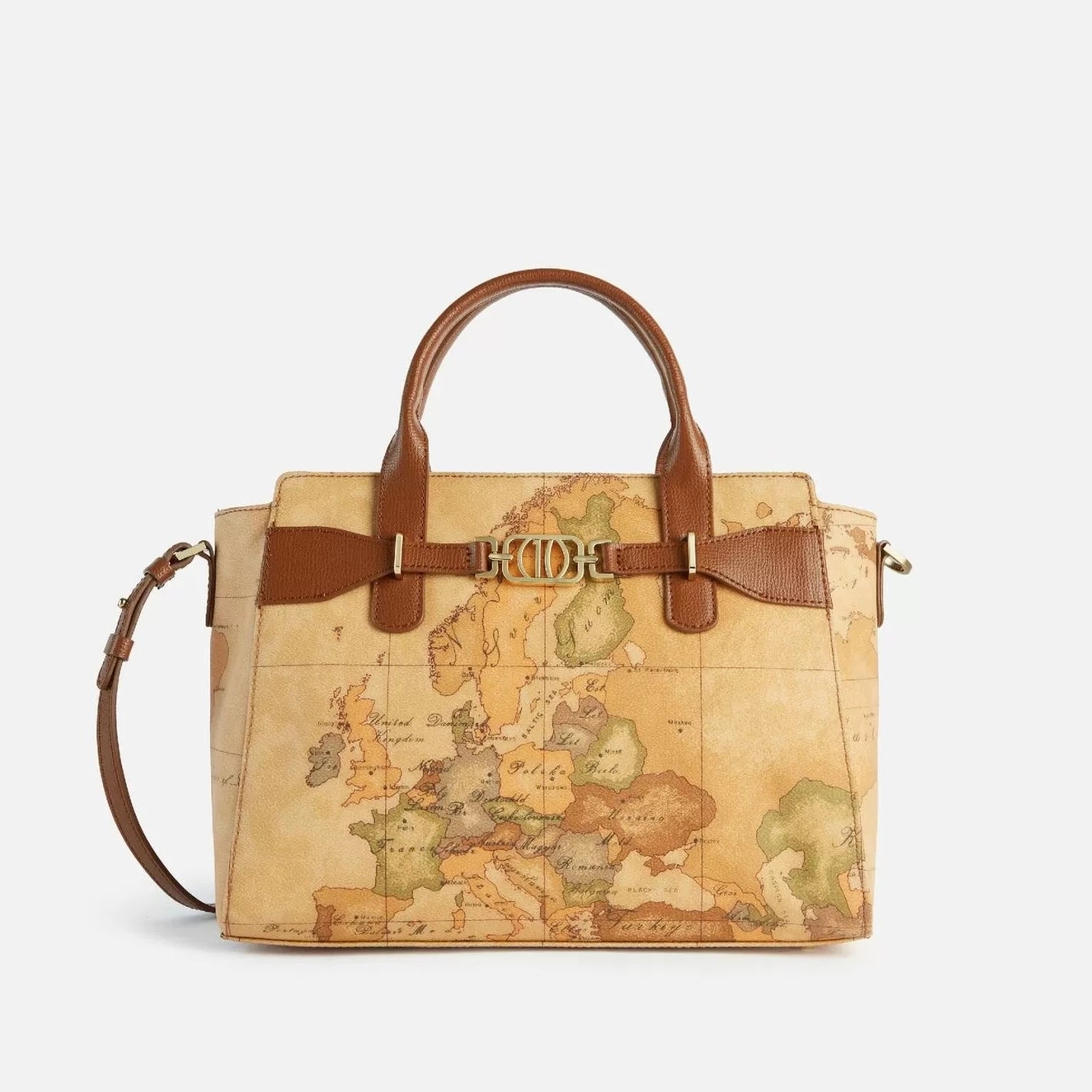 Borsa a mano Prima Classe Geo Destiny Marrone