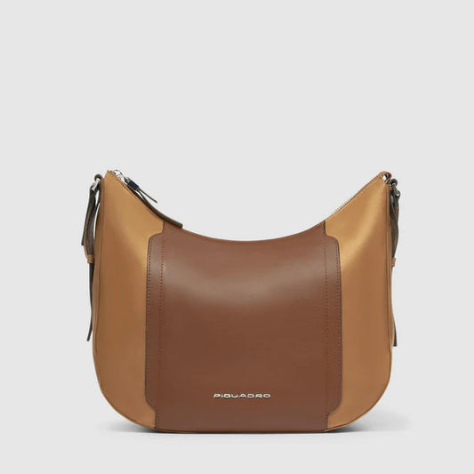 Borsa a tracolla Piquadro Cuoio
